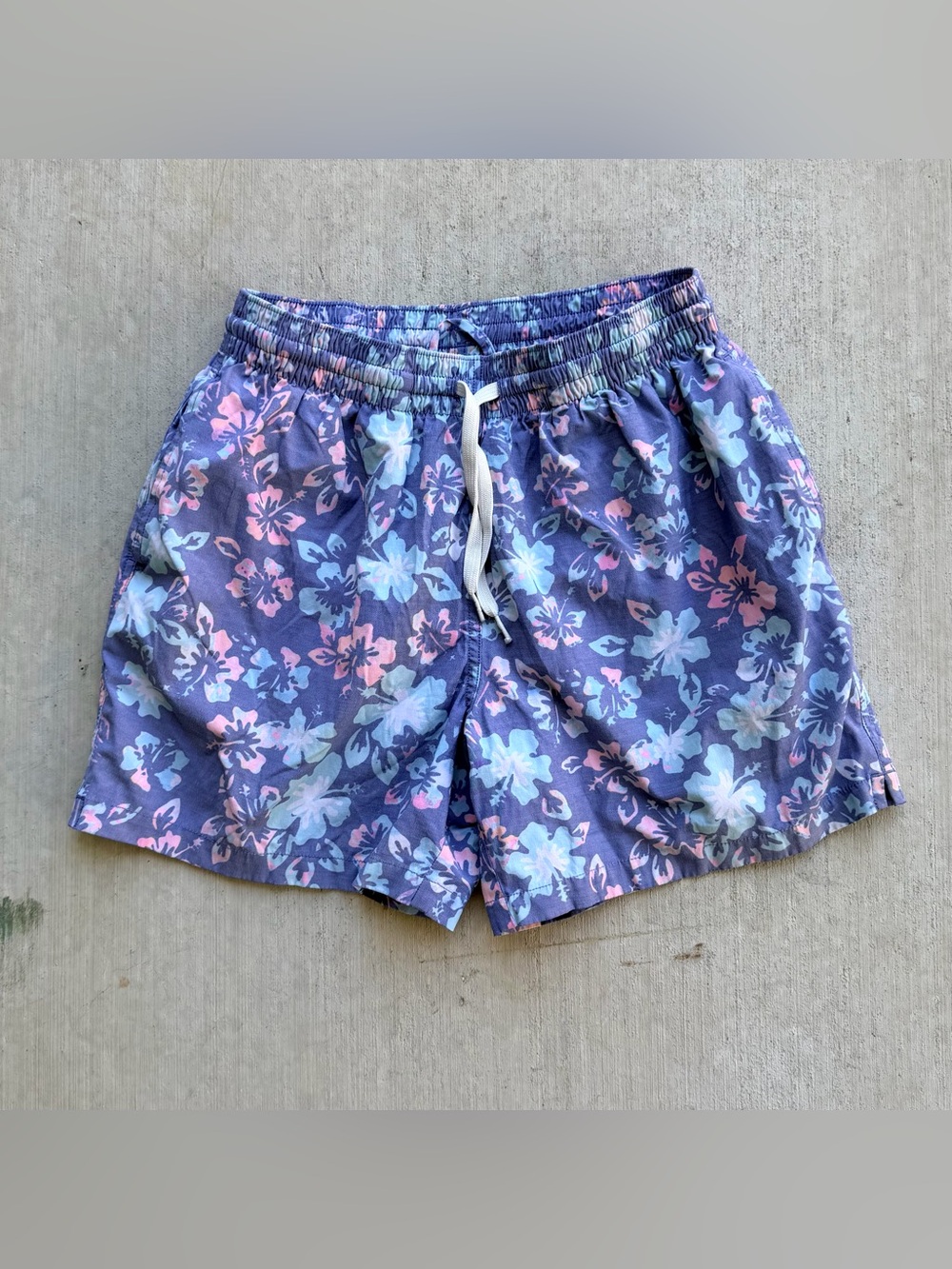 Chubbies Swim Trunks Floral All Over Print Size Small